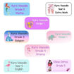 Picture of Labels for Girls