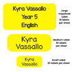 Picture of Plain Labels