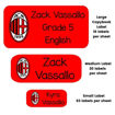 Picture of Football Team Labels