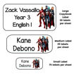 Picture of Labels for Boys