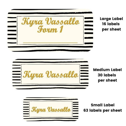 Picture of Labels for Teenagers/Adults