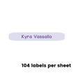 Picture of Pencil Labels