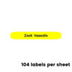 Picture of Pencil Labels