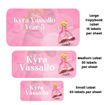 Picture of Labels for Girls