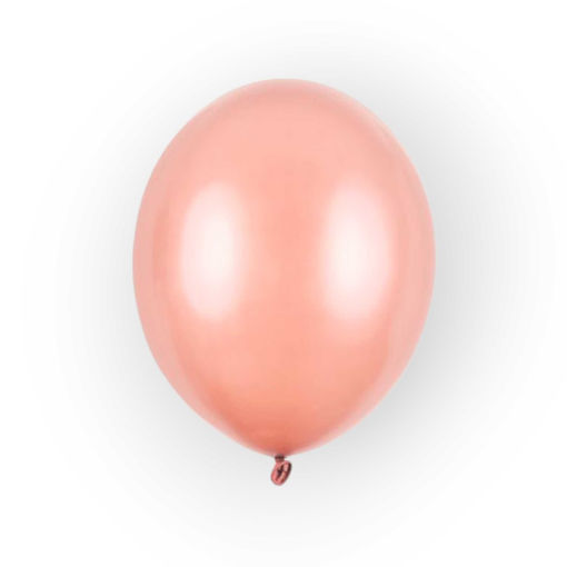 Picture of LATEX BALLOONS METALLIC ROSE GOLD 5 INCH