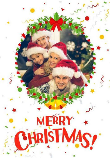 Picture of Personalised Christmas Card (Ref 4)