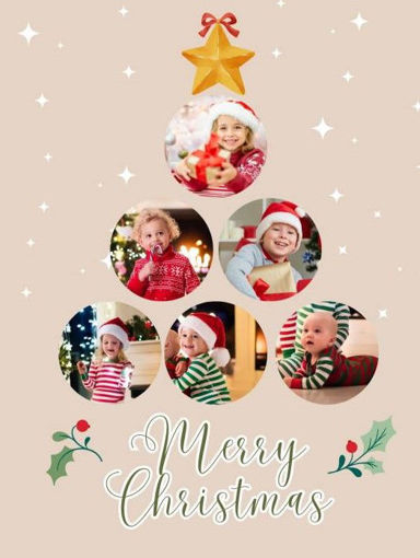 Picture of Personalised Christmas Card (Ref 6)
