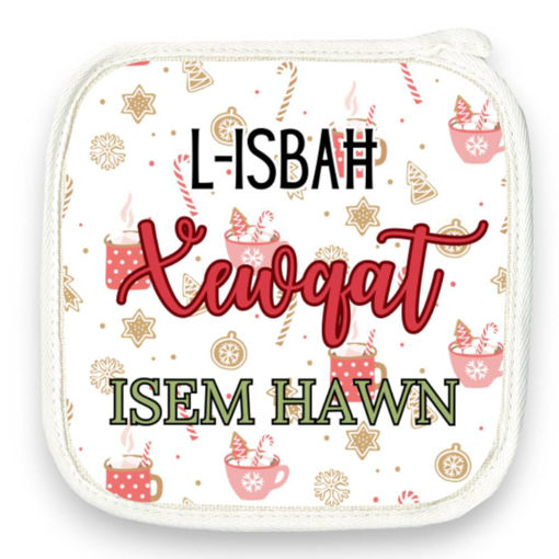 Picture of Personalised Pot Holder - L-Isbah Xewqat (Design 1)