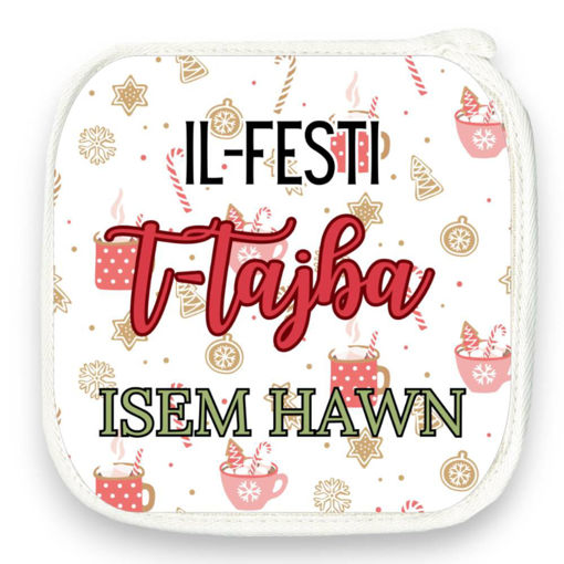 Picture of Personalised Pot Holder - Il-Festi it-Tajjeb (Design 1)