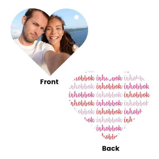 Picture of Personalised Valentine's Keyring Heart (VKB2)