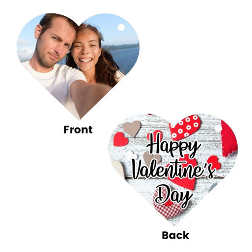 Picture of Personalised Valentine's Keyring Heart (VKB12)